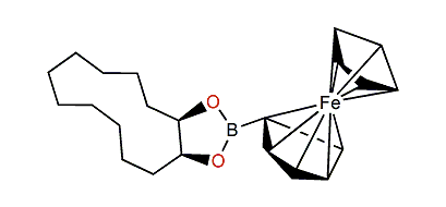 cis-Cyclododecane-1,2-diol ferrocenylboronate